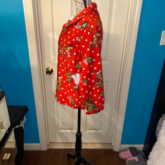 Pottery Barn Teen Red Holiday Grinch Pajamas - Picture 7 of 13